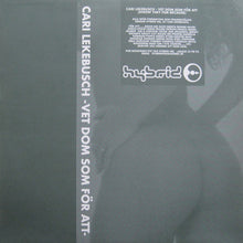 Load image into Gallery viewer, Cari Lekebusch : Vet Dom Som För Att (Know They For Because) (2x12")
