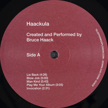 Load image into Gallery viewer, Bruce Haack : Haackula (LP, Album, RE, RM)
