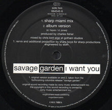 Load image into Gallery viewer, Savage Garden : I Want You (UK Remixes) (12&quot;)
