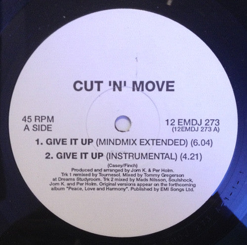 Cut 'N' Move : Give It Up (12