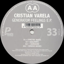 Load image into Gallery viewer, Cristian Varela : Generator Feelings EP (12", EP)
