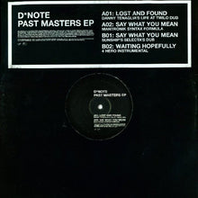Load image into Gallery viewer, D*Note : Past Masters EP (12", Promo)
