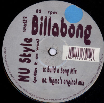 Billabong : NU Style (Puttin It On Wax) (12