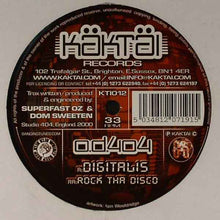 Load image into Gallery viewer, O.D.404* : Digitalis / Rock Tha Disco (12")
