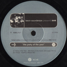 Load image into Gallery viewer, Kevin Saunderson : KMS "The Party Of The Year" (12", EP, Ltd, Smplr)
