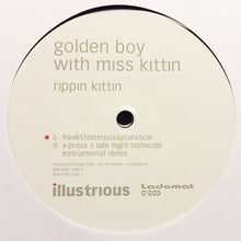 Load image into Gallery viewer, Golden Boy With Miss Kittin : Rippin Kittin (2x12&quot;, Promo)
