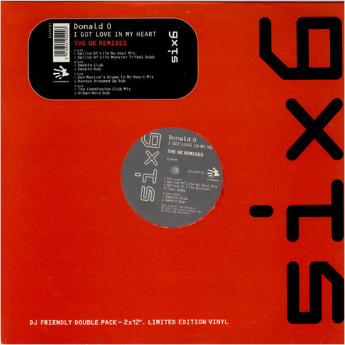 Donald O : I Got Love In My Heart (The UK Remixes) (2x12