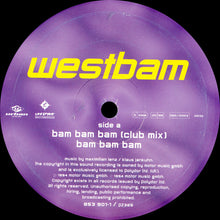 Load image into Gallery viewer, WestBam : Bam Bam Bam (12&quot;)
