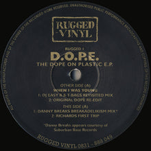 Load image into Gallery viewer, D.O.P.E. : The Dope On Plastic E.P. (12&quot;, EP)
