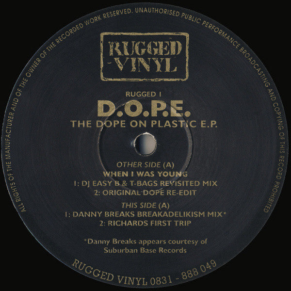 D.O.P.E. : The Dope On Plastic E.P. (12