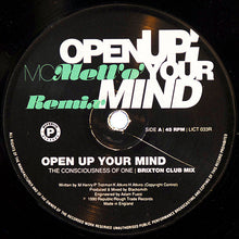 Load image into Gallery viewer, MC Mell&#39;O&#39; : Open Up Your Mind (Remix) (12&quot;, Single)
