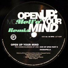 Load image into Gallery viewer, MC Mell&#39;O&#39; : Open Up Your Mind (Remix) (12&quot;, Single)
