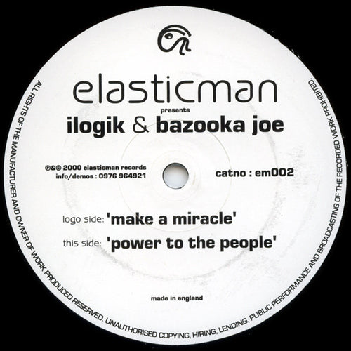Ilogik & Bazooka Joe : Make A Miracle / Power To The People (12