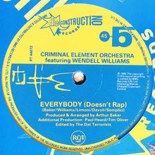 Load image into Gallery viewer, Criminal Element Orchestra : Everybody (Rap) (12&quot;)
