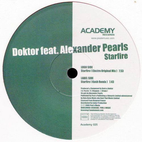 Doktor Feat. Alexander Pearls* : Starfire (12