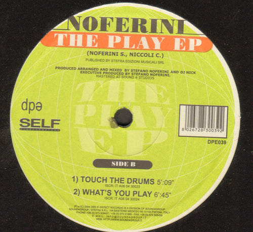 Noferini* : The Play EP (12