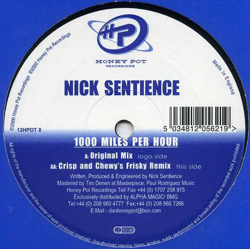 Nick Sentience : 1000 Miles Per Hour (12