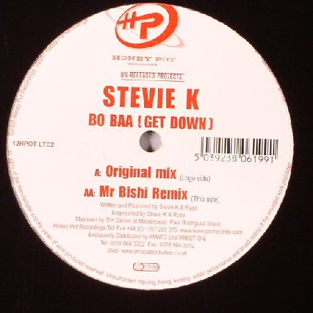 Steve Knight : Bo Baa (Get Down) (12