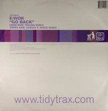 Load image into Gallery viewer, E-Wok : Go Back (Remixes) (12")
