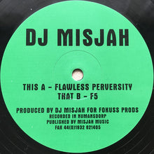 Load image into Gallery viewer, DJ Misjah : Flawless Perversity / F5 (12")
