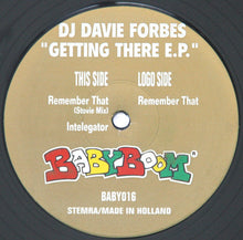 Load image into Gallery viewer, Davie Forbes : Getting There E.P. (12", EP)
