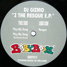 Load image into Gallery viewer, DJ Gizmo : 2 The Resque E.P. (12", EP)
