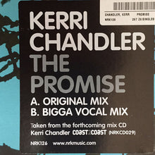 Load image into Gallery viewer, Kerri Chandler : The Promise (12")
