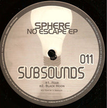 Load image into Gallery viewer, Sphere (7) : No Escape EP (12", EP)
