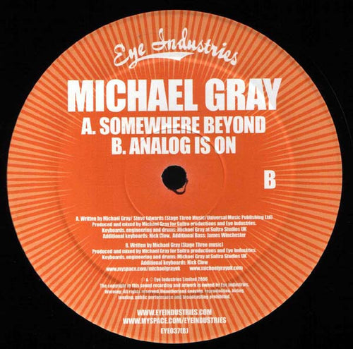 Michael Gray : Somewhere Beyond / Analog Is On (12