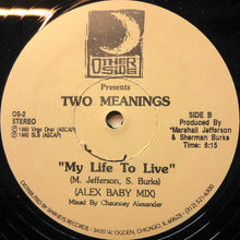 Load image into Gallery viewer, Two Meanings : My Life To Live (12")
