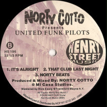Load image into Gallery viewer, Norty Cotto Presents United Funk Pilots : United Funk Pilots EP (12&quot;, EP)
