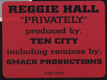 Load image into Gallery viewer, Reggie Hall : Privately (12")
