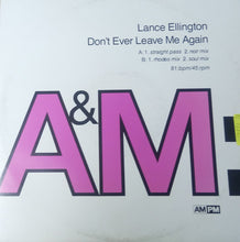 Load image into Gallery viewer, Lance Ellington : Don&#39;t Ever Leave Me Again (12&quot;, Promo)
