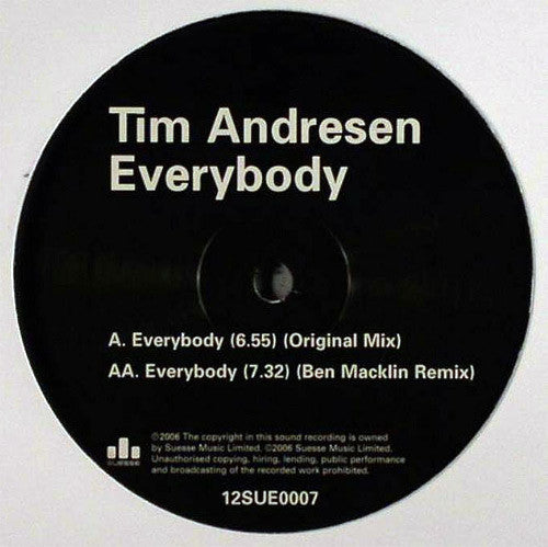 Tim Andresen : Everybody (12