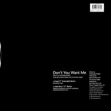 Load image into Gallery viewer, The Human League : Don&#39;t You Want Me (12&quot;)
