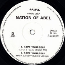 Load image into Gallery viewer, Nation Of Abel : Save Yourself (2x12&quot;, Promo)
