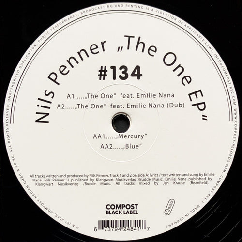 Nils Penner : The One EP (12