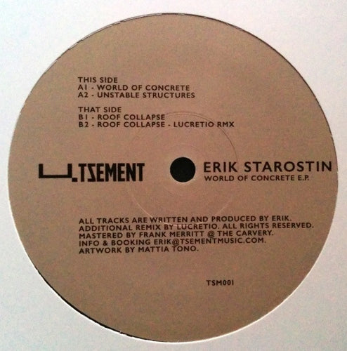 Erik Starostin : World Of Concrete EP (12