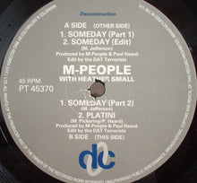 Load image into Gallery viewer, M People With Heather Small : Someday (12&quot;, Single)
