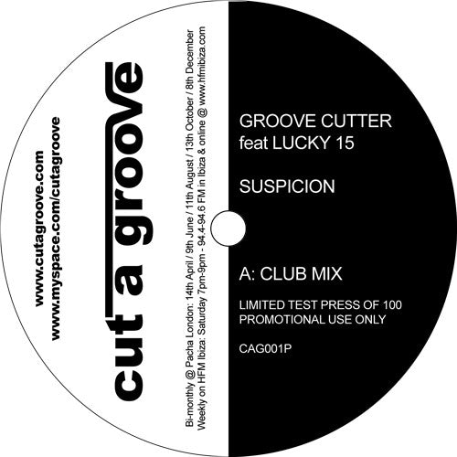 Groove Cutter Feat Lucky 15 (2) : Suspicion (12