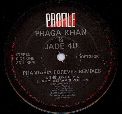 Praga Khan & Jade 4U : Phantasia Forever Remixes (12