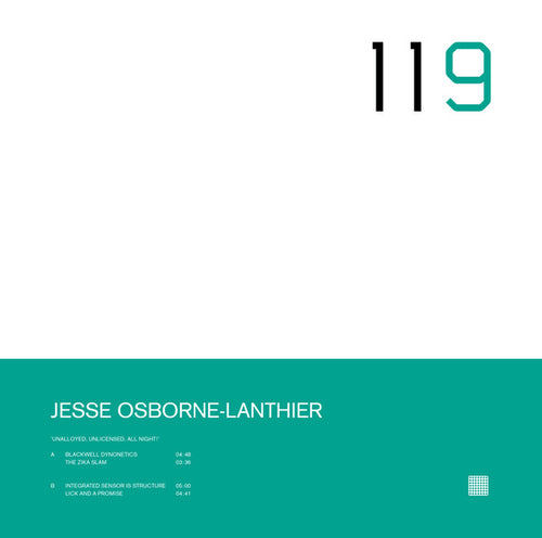 Jesse Osborne-Lanthier : Unalloyed, Unlicensed, All Night!  (12