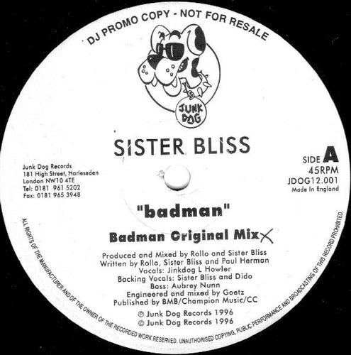 Sister Bliss : Badman (2x12