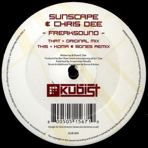 Sunscape & Chris Dee : Freaksound (12