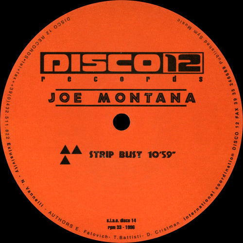 Joe Montana : Strip Bust (12