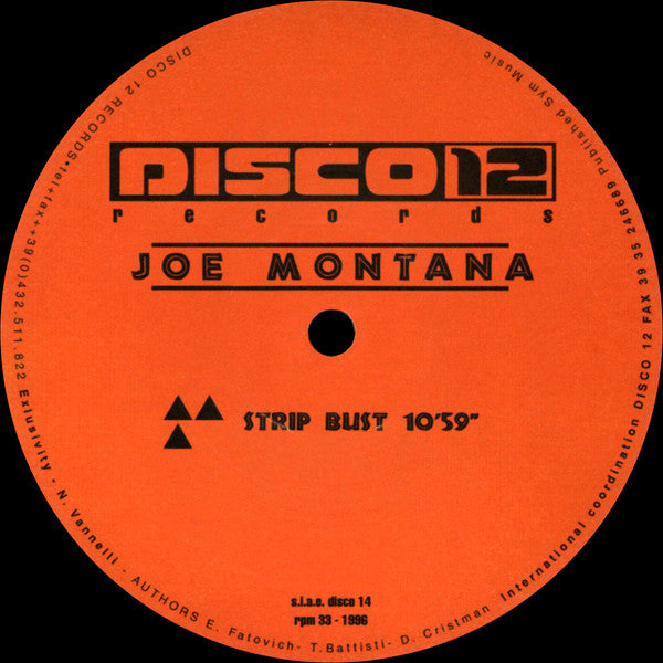 Joe Montana : Strip Bust (12