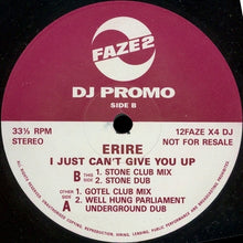 Load image into Gallery viewer, Erire : I Just Can&#39;t Give You Up (12&quot;, Promo)
