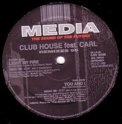 Club House Feat. Carl Fanini : Remixes 96 (12