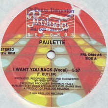 Load image into Gallery viewer, Paulette : I Want You Back (12&quot;, Single)
