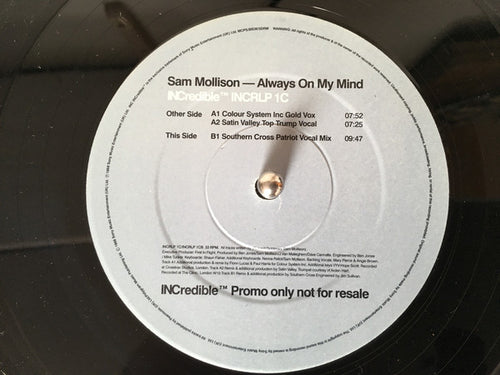 Sam Mollison : Always On My Mind (12
